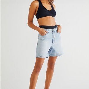Free People Thrills Demin Shorts